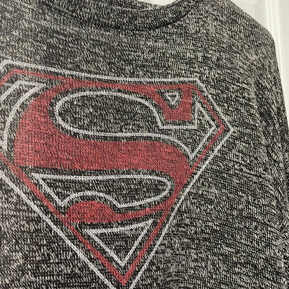 Grey Superman Sweatshirt - Size Small - Picture 2 of 3